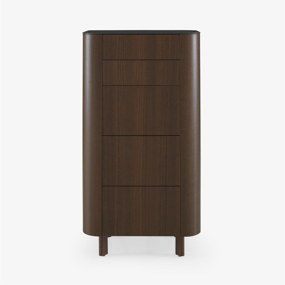 Ligne Roset Parabole Chest of Drawers in Dark Walnut