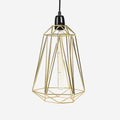 Outlet Diamond Cage Pendant Light with FREE Filament Bulb