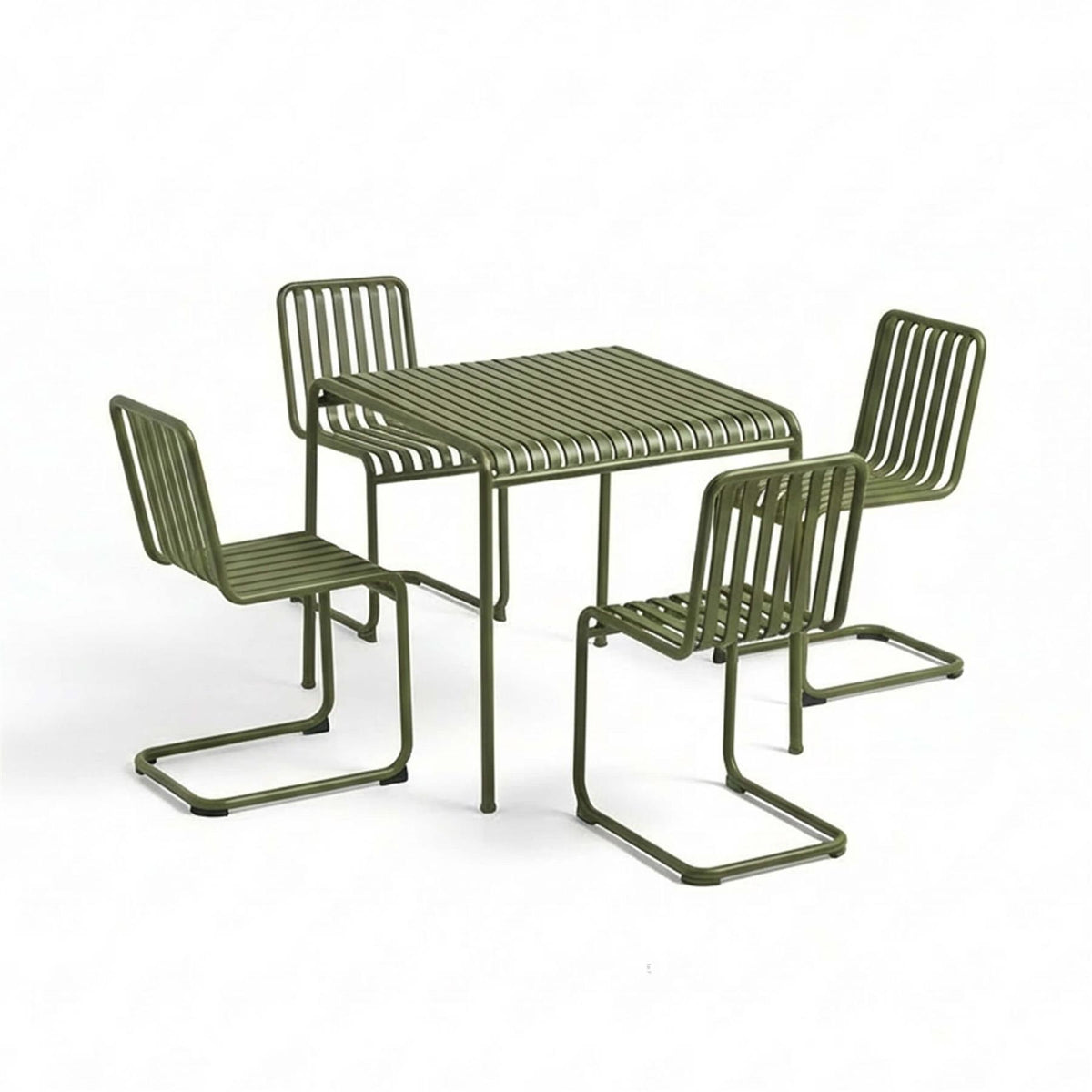 HAY Palissade Cantilever Garden Dining Set - Small - Curated by Holloways of Ludlow