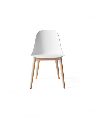 Outlet Audo Copenhagen Harbour Dining Side Chair - Un-upholstered - Natural Oak / White