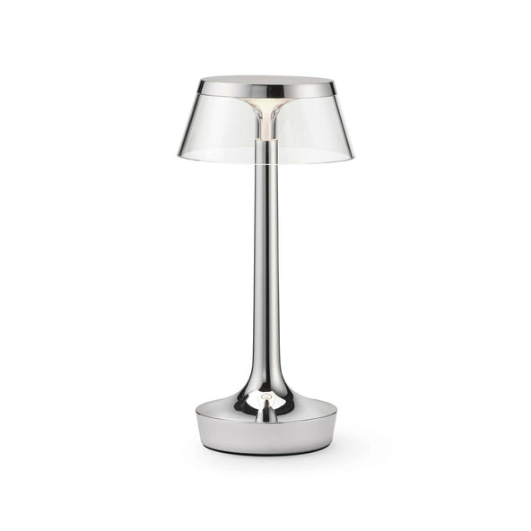 Outlet Flos Bon Jour Unplugged Portable Rechargeable Lamp - Chrome