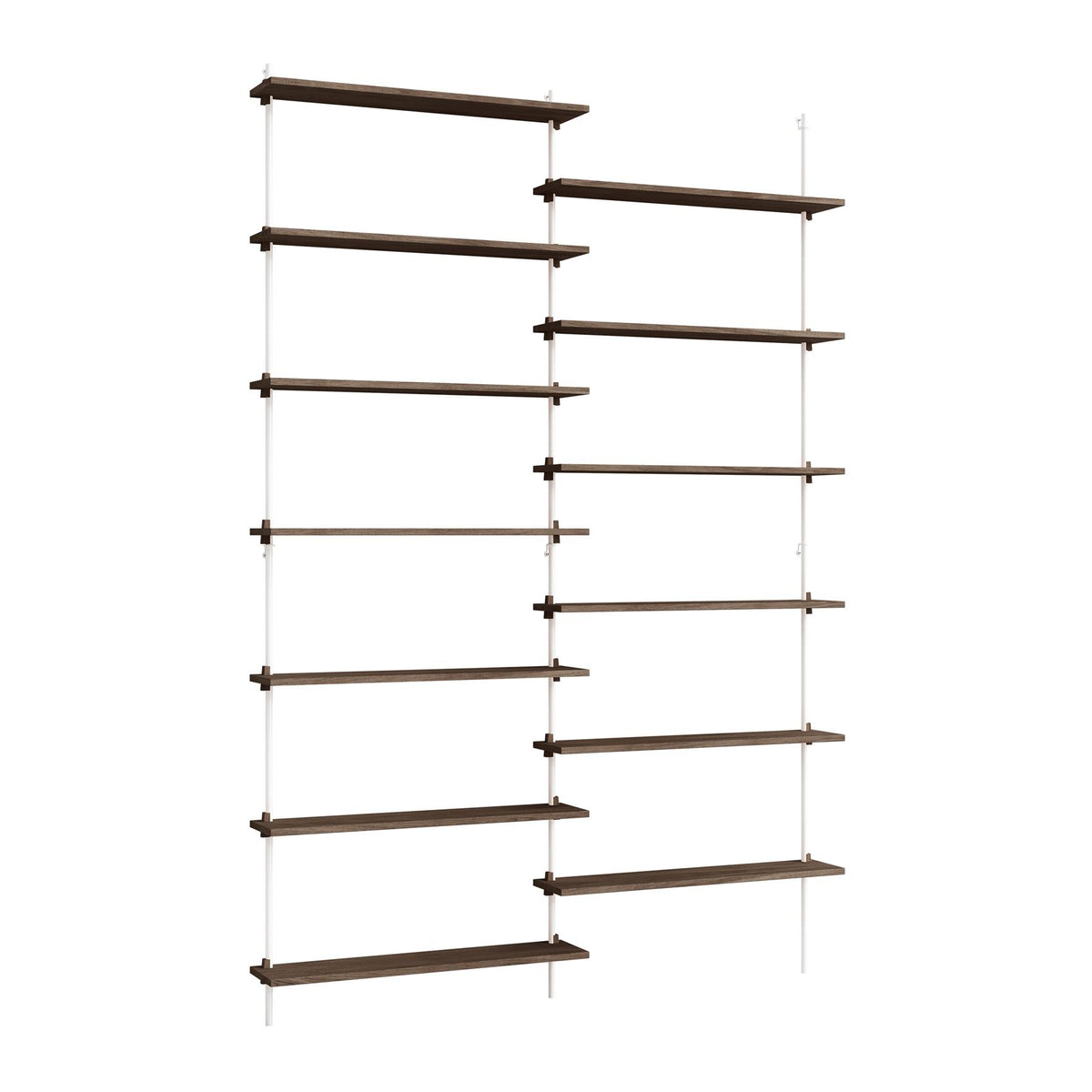 MOEBE Wall Shelving Set Double