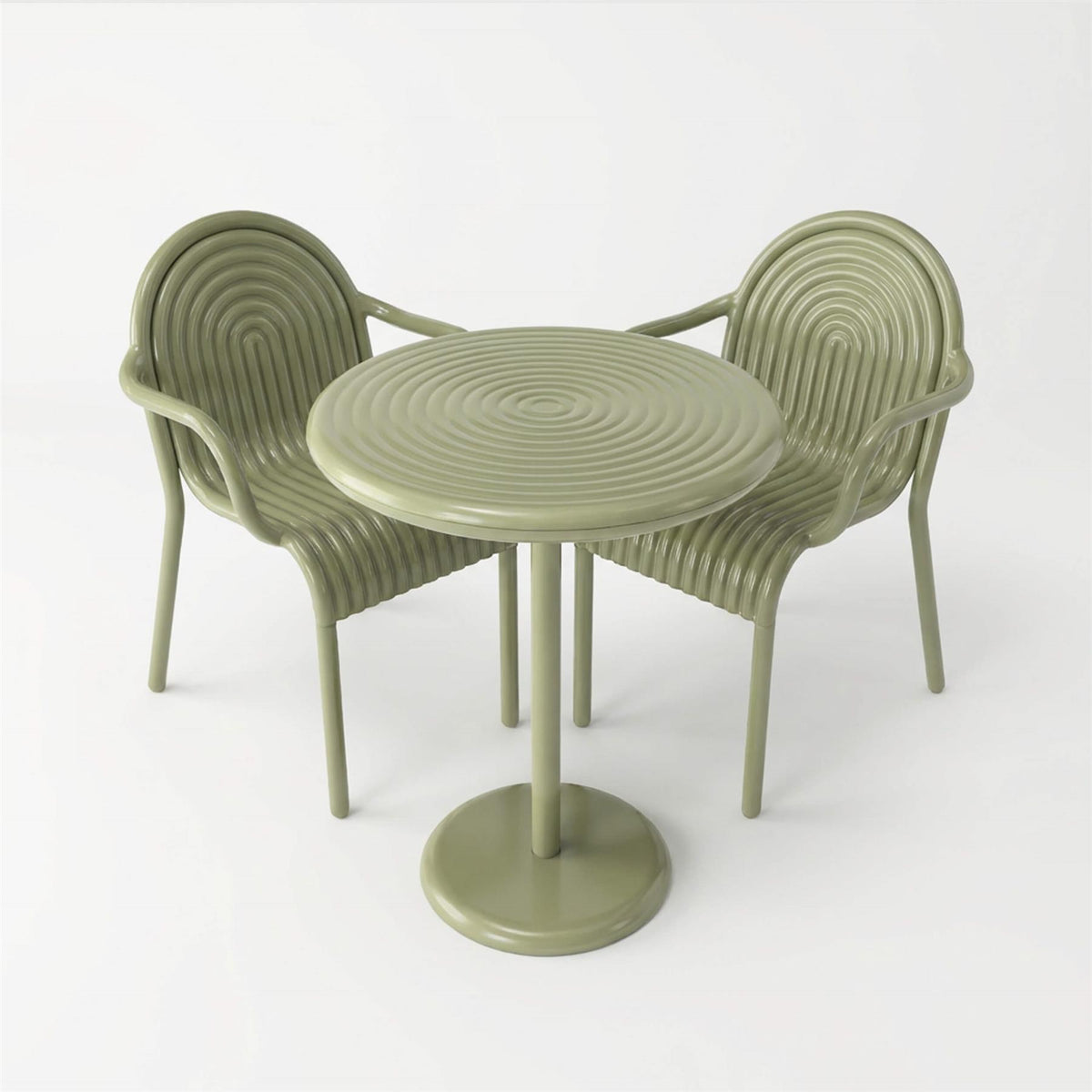 Tom Dixon Groove Balcony Furniture Set - Curated by Holloways of Ludlow