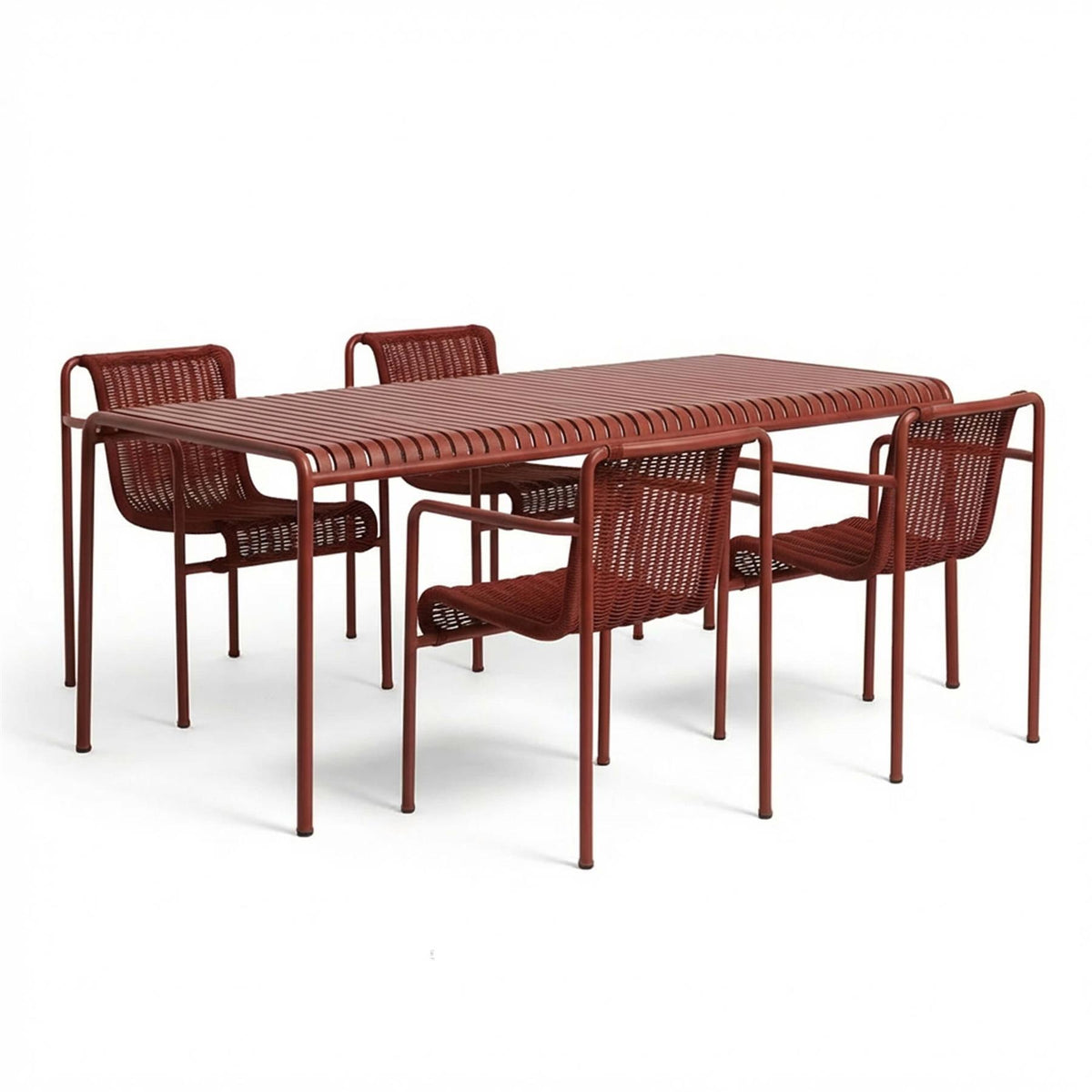 HAY Palissade Cord Garden Dining Set - Medium - Curated by Holloways of Ludlow