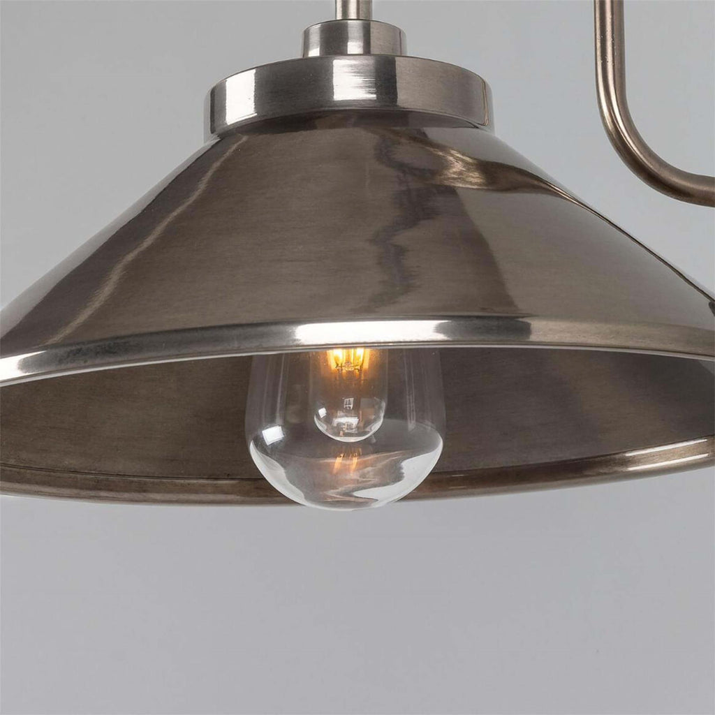 Mullan Lighting Nerissa Brass Swan Neck Wall Light