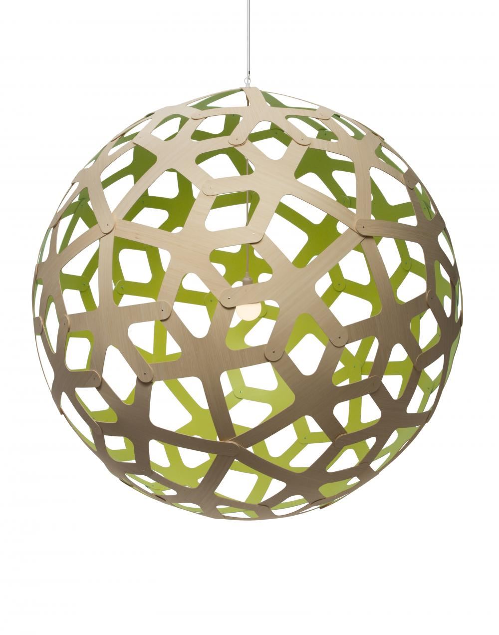 David Trubridge Coral Pendant Light - Colour Inside
