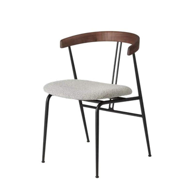 GUBI Violin Dining Chair Upholstered Seat