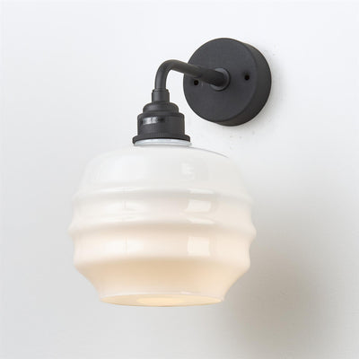 Old School Electric Deco Wall Light : Right Angled