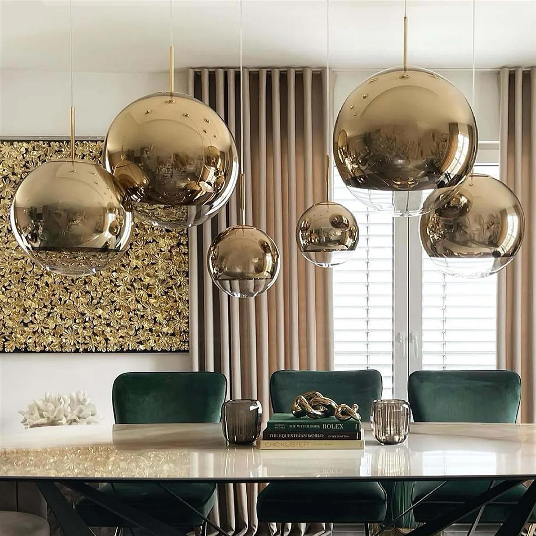 Tom Dixon Mirror Ball LED Round Pendant System | Holloways of Ludlow