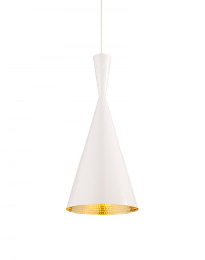 Outlet Tom Dixon Beat LED Pendant Light - Tall, White