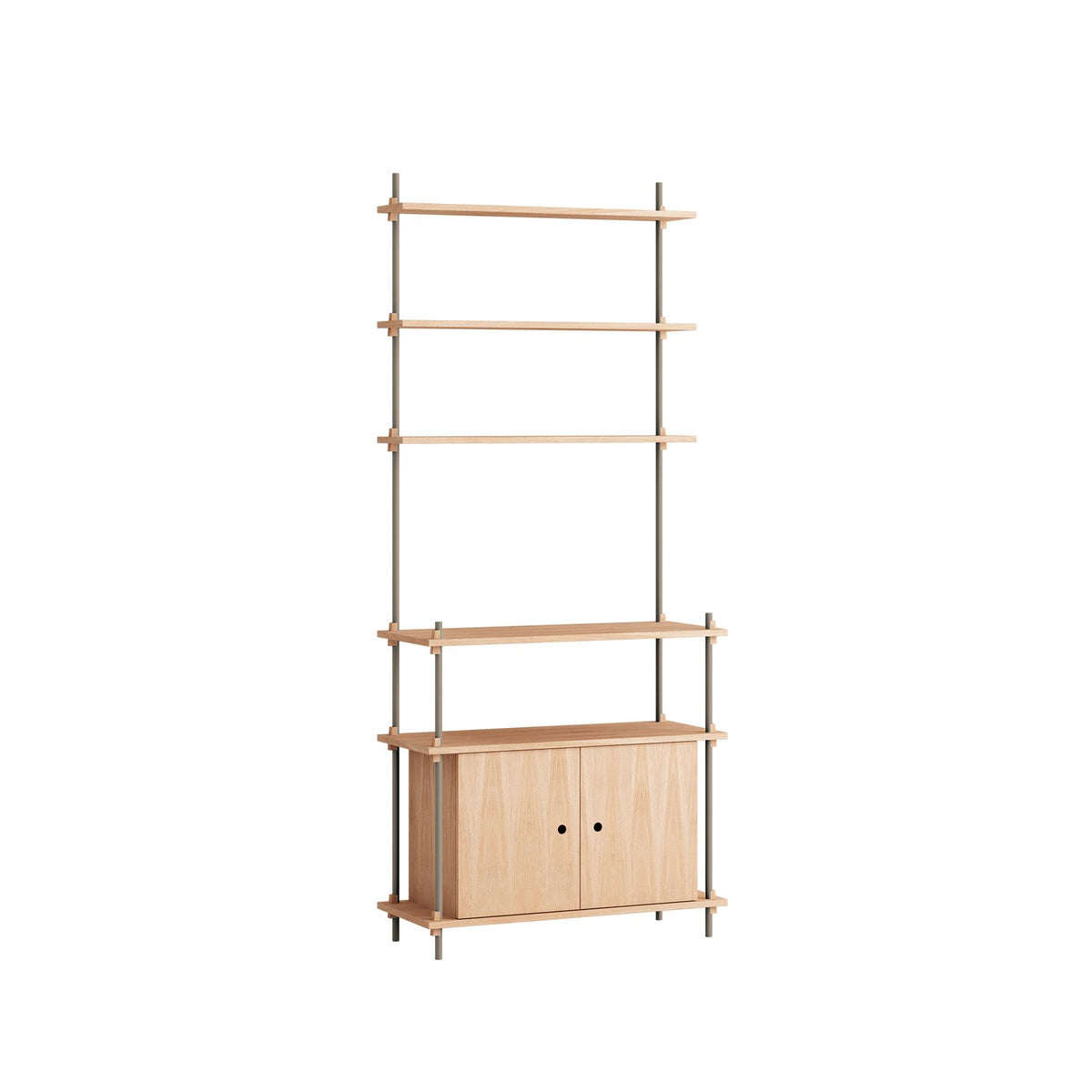 MOEBE Single Shelving System with Cabinet