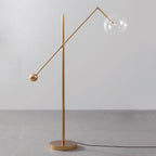Brass Milan Floor Lamp