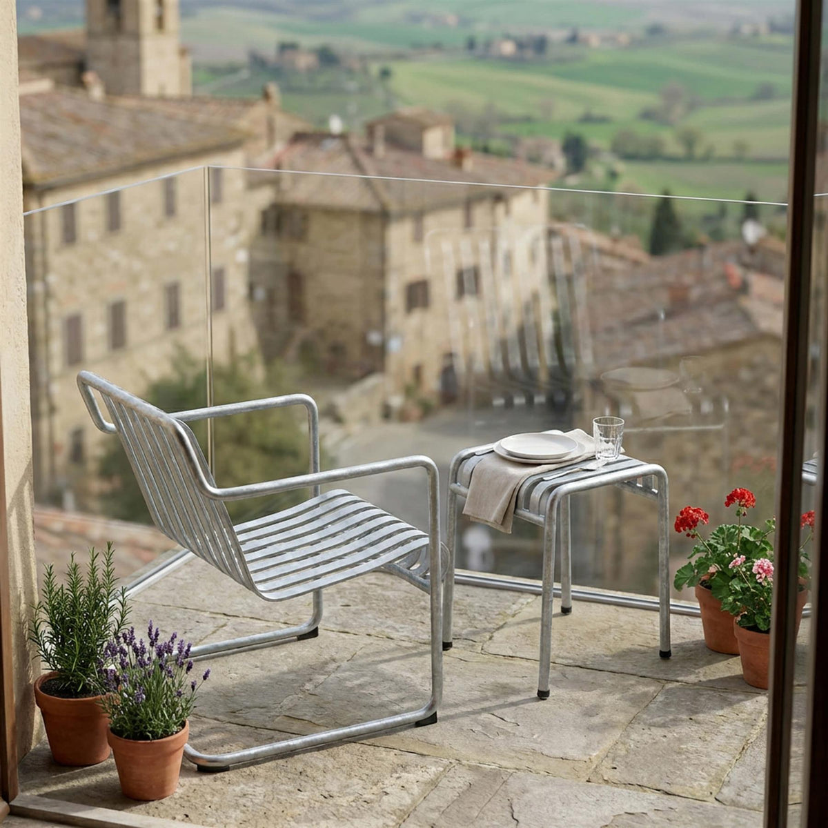 HAY Palissade Garden Lounge Set for One - Curated by Holloways of Ludlow