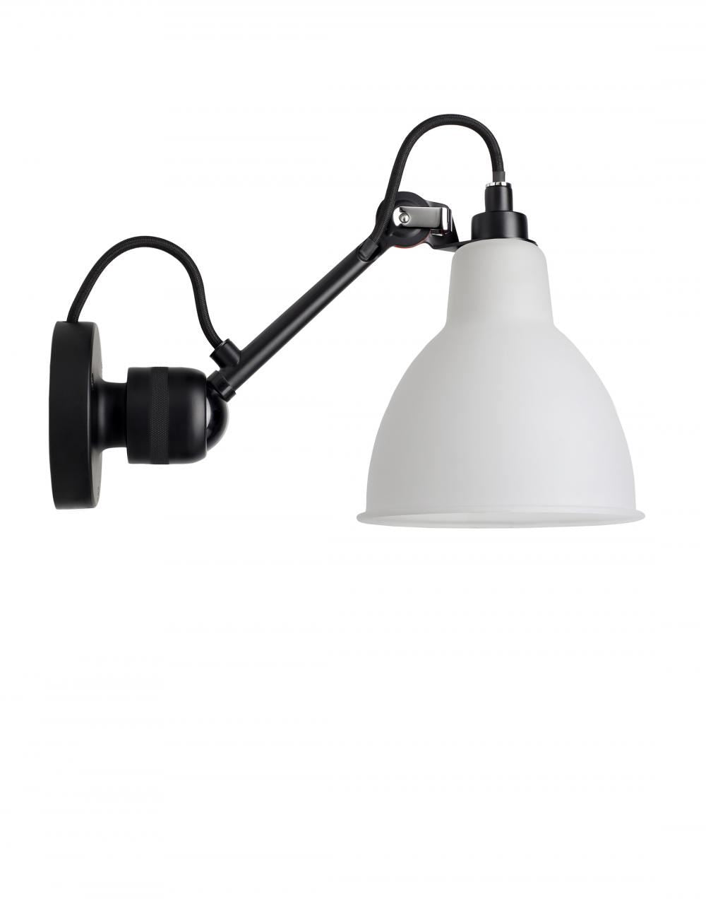 DCW Editions Lampe Gras 304 Small Wall Light - Black Arm
