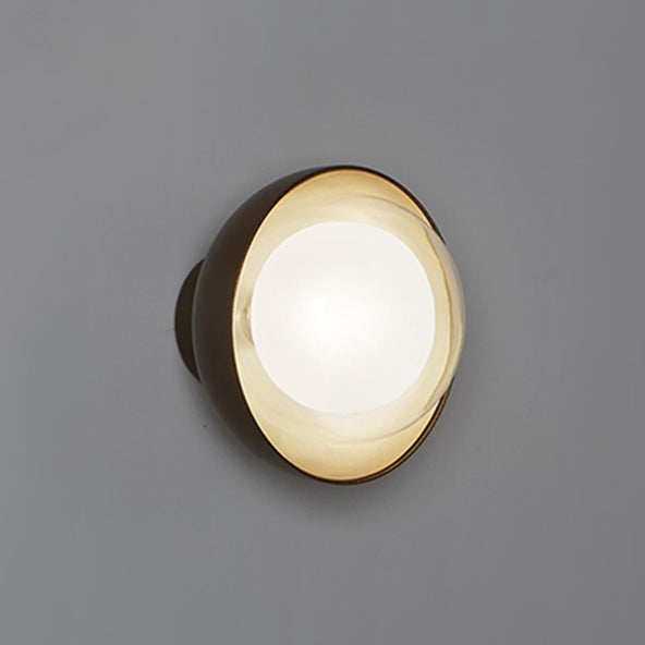 Outlet TOOY Muse Wall / Ceiling Light - Small, Sand Black with Brushed Brass