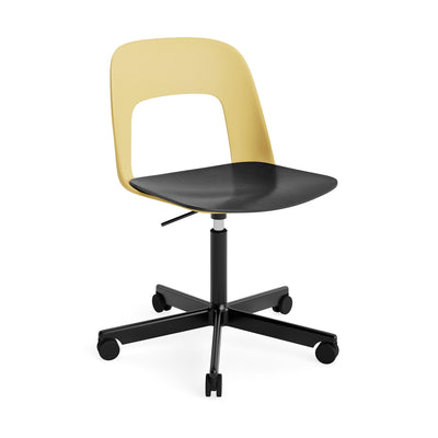 HAY Layout Chair 142 with 5 Star Swivel Wheel Base and Gas Lift