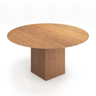 DK3 Ten Round Extendable Dining Table, 72cm Height