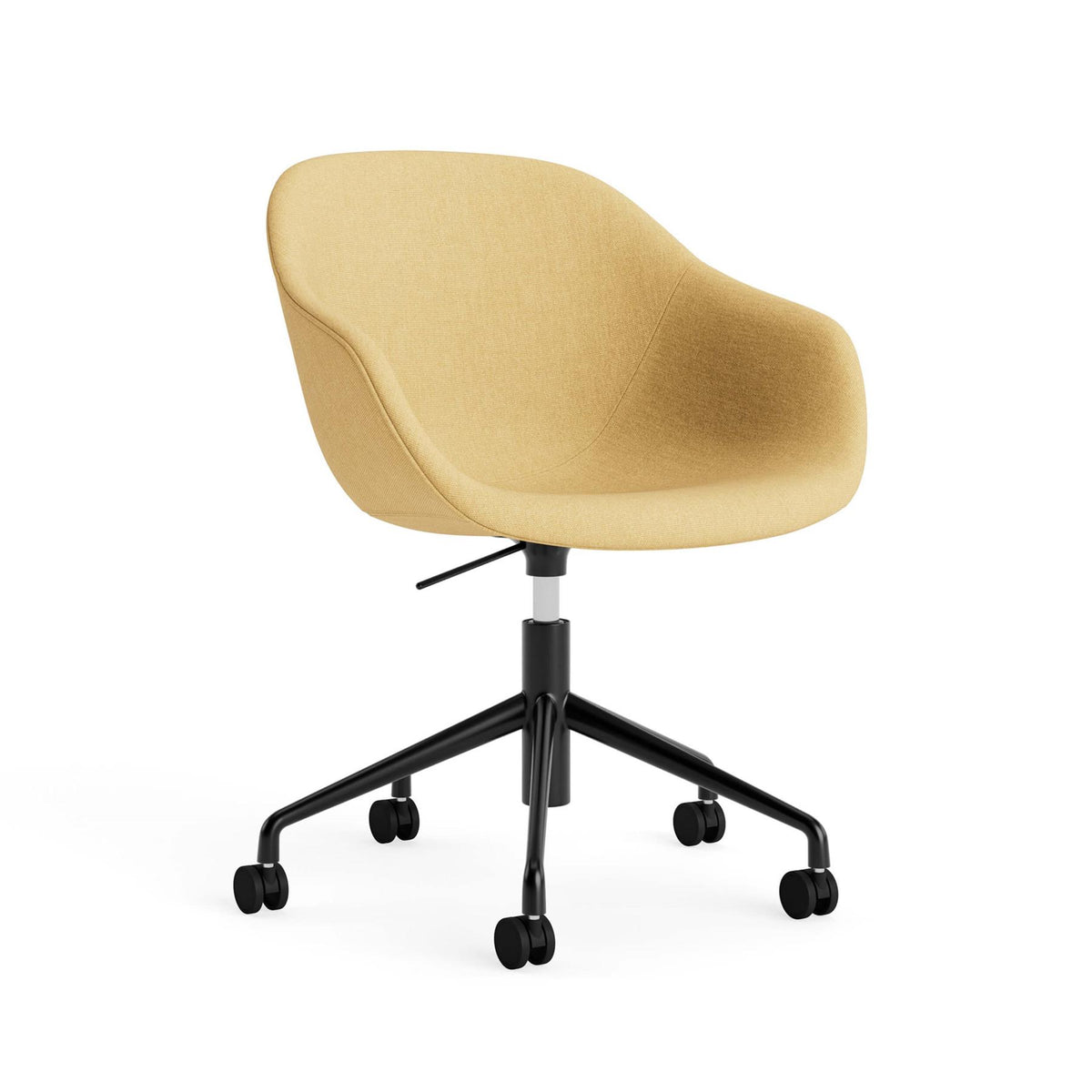 HAY AAC 253 Chair, Upholstered - 5 Star Swivel Base, Gas Lift and Wheels