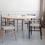 MAKE nordic Holmen Extendable Round Dining Table