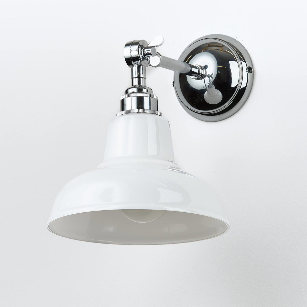 Old School Electric Factory Wall Light : Adjustable Arm