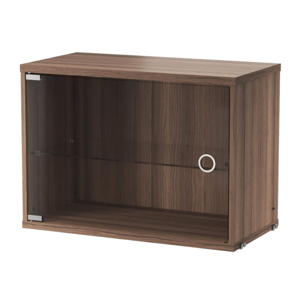 String Furniture Display Cabinet With Swing Glass Door