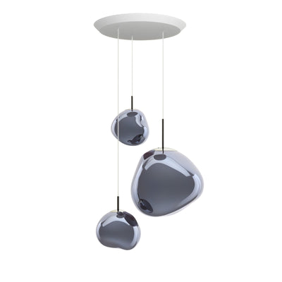 Tom Dixon Melt Trio System Round Cluster Pendant Light