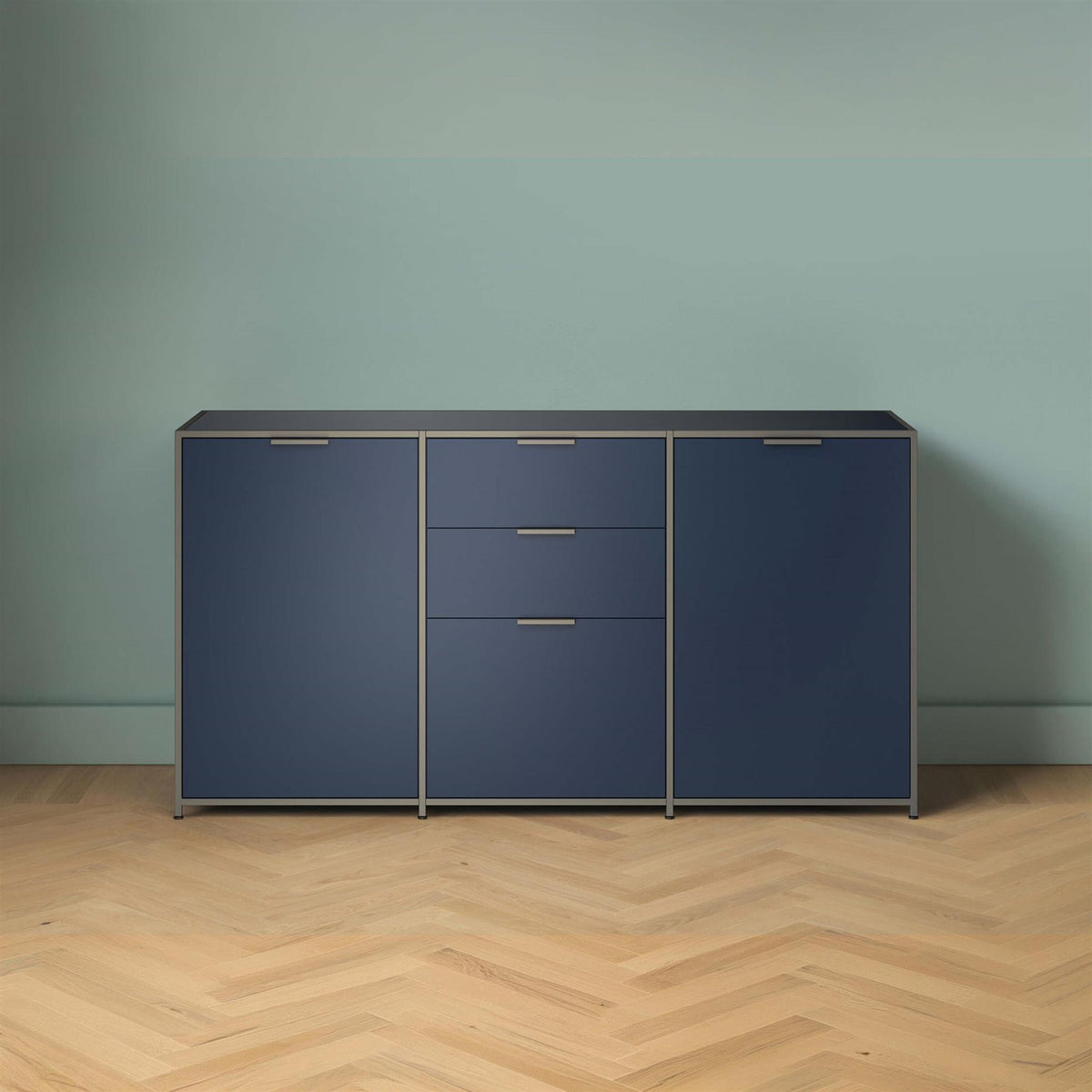 Ligne Roset Dita Living Room Sideboard - 2 Doors and 3 Drawers