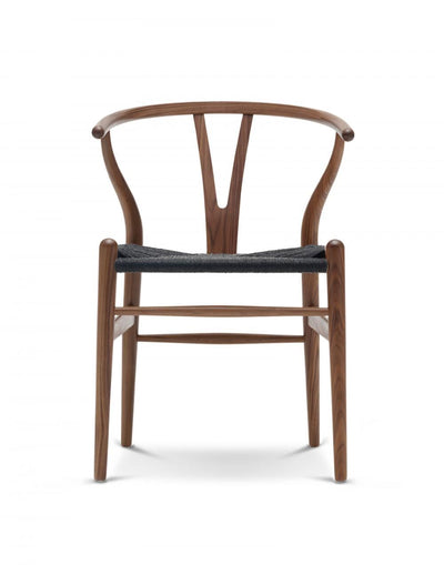 Carl Hansen & Son CH24 Wishbone Chair - Black Paper Cord Seat