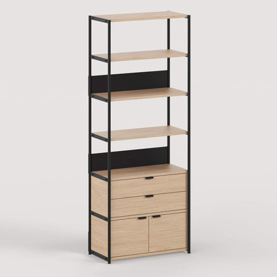 TIPTOE Unit Shelf Level 5 & 6 with Drawers Shelf