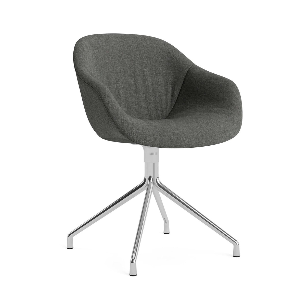 HAY AAC 221 Chair, Soft Upholstery 4 Star Swivel Base Standard Glider