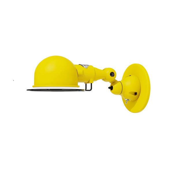Outlet Jielde Signal Flush Wall Light - Mustard, Matt, Integral Switch On Wall Base