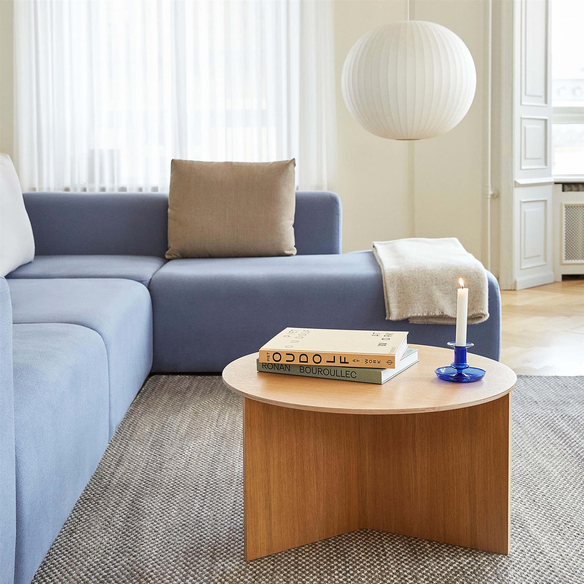 HAY Slit Table in Wood, Low