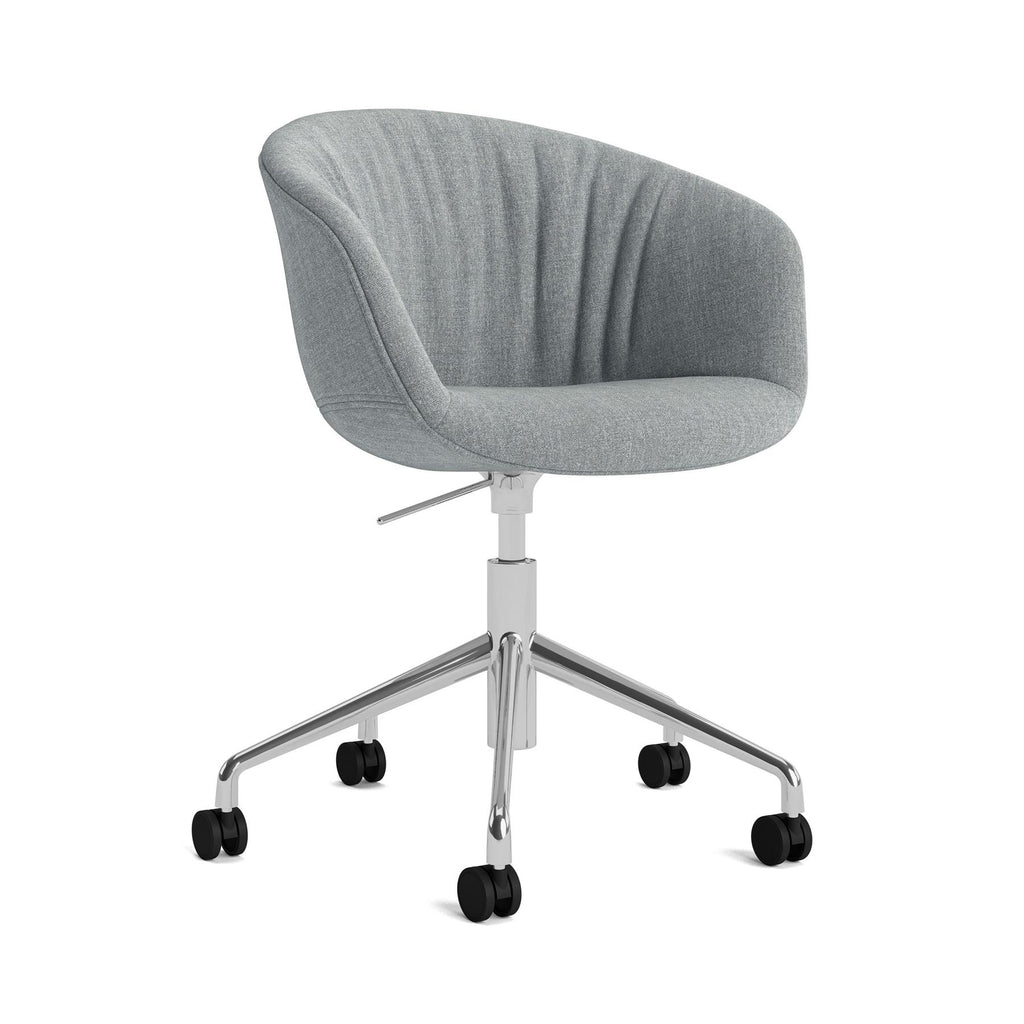 HAY AAC 53 Chair, Soft Upholstery - 5 Star Swivel Base, Gas Lift and Wheels