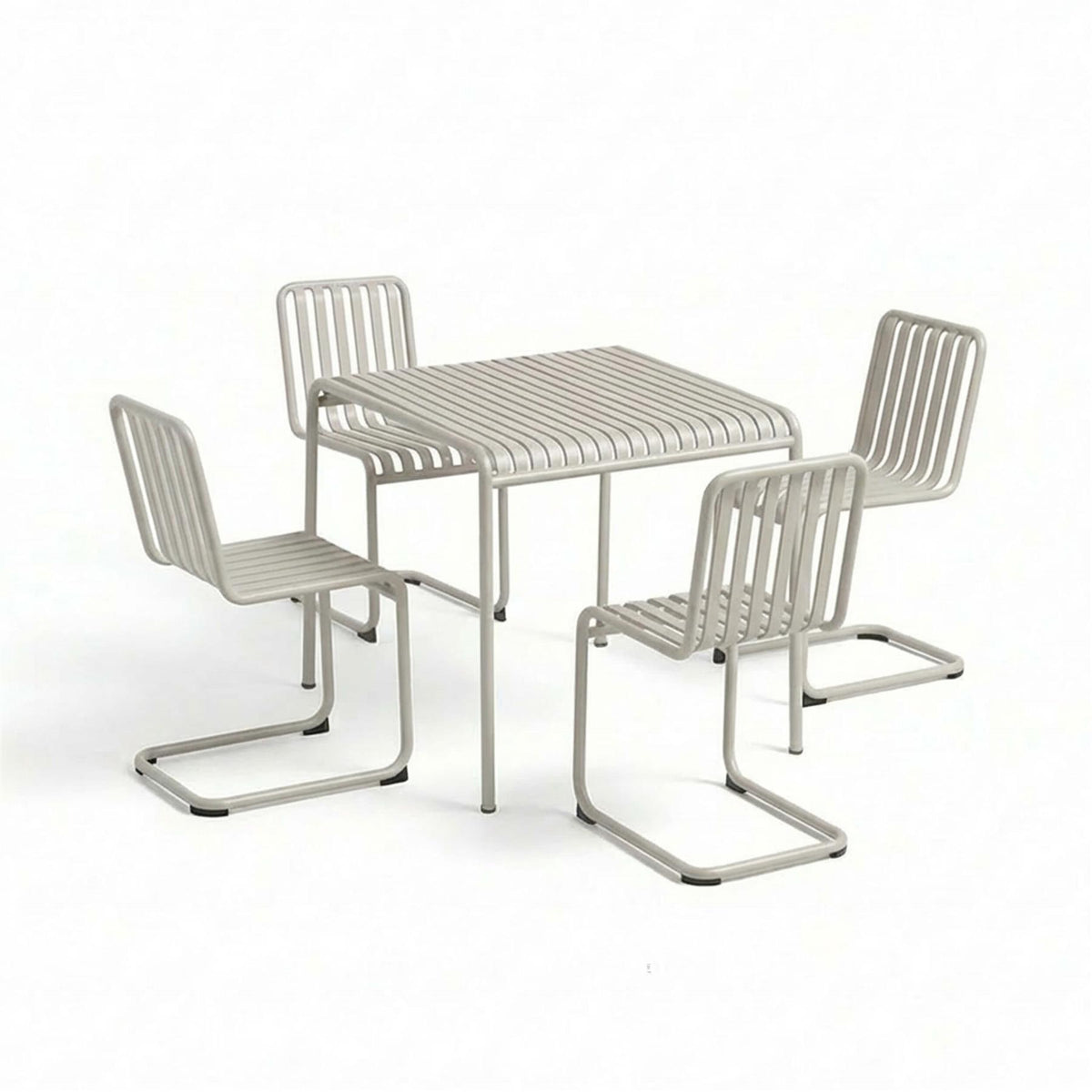 HAY Palissade Cantilever Garden Dining Set - Small - Curated by Holloways of Ludlow