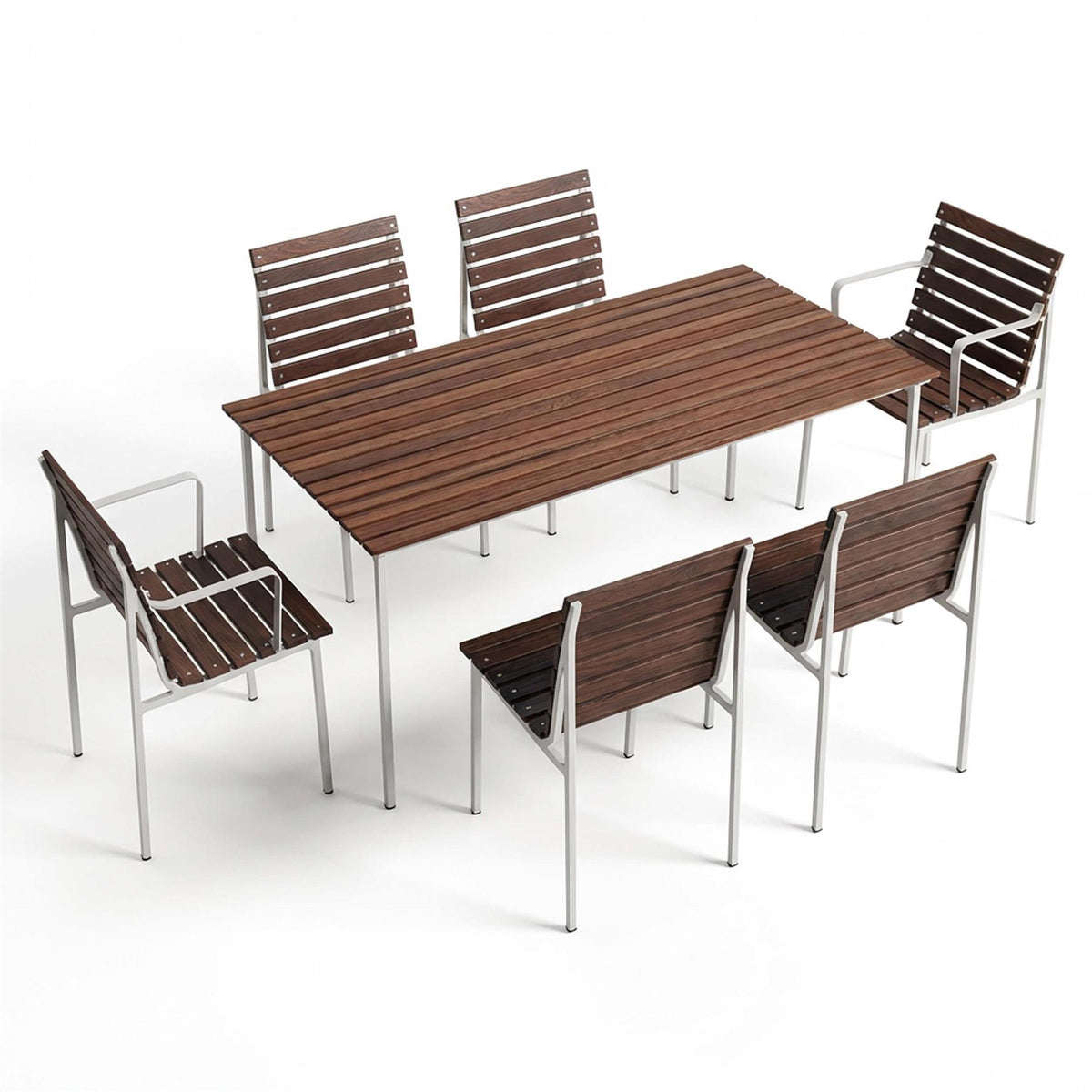 HAY Traverse Garden Dining Set - Large - Curated by Holloways of Ludlow