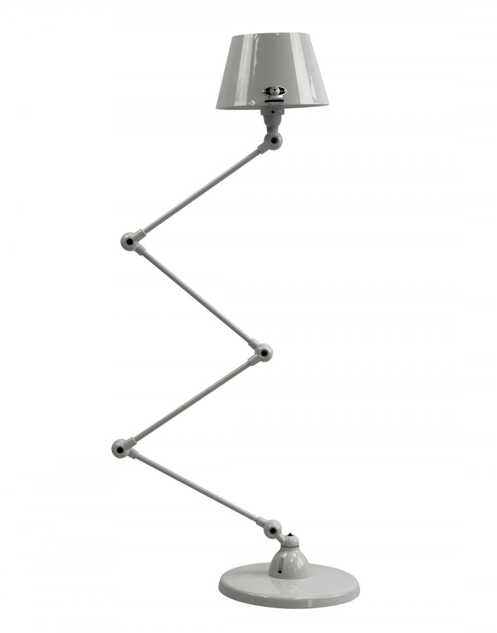 Jielde Aicler Zigzag 4 Arm Desk Or Floor Lamp, Straight Shade - Gloss