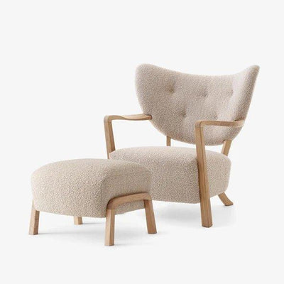 &Tradition ADT2 Wulff Lounge Chair With FREE Ottoman