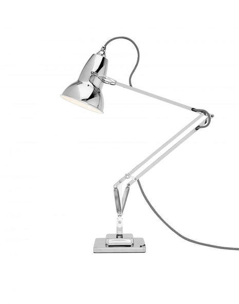 Ex-Display Anglepoise Original 1227 Desk Lamp - Bright Chrome with Weighted Base