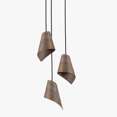 Tom Raffield Keel Trio Cluster Pendant Light