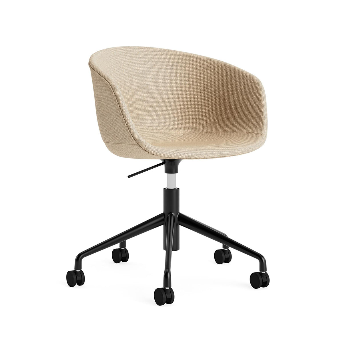 HAY AAC 53 Chair, Upholstered - 5 Star Swivel Base, Gas Lift and Wheels
