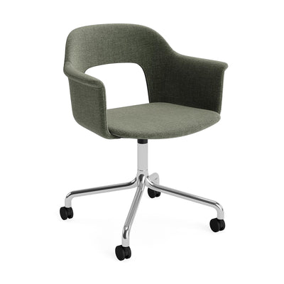 HAY Layout Armchair 264 with 4 Star Arc Swivel Wheel Base
