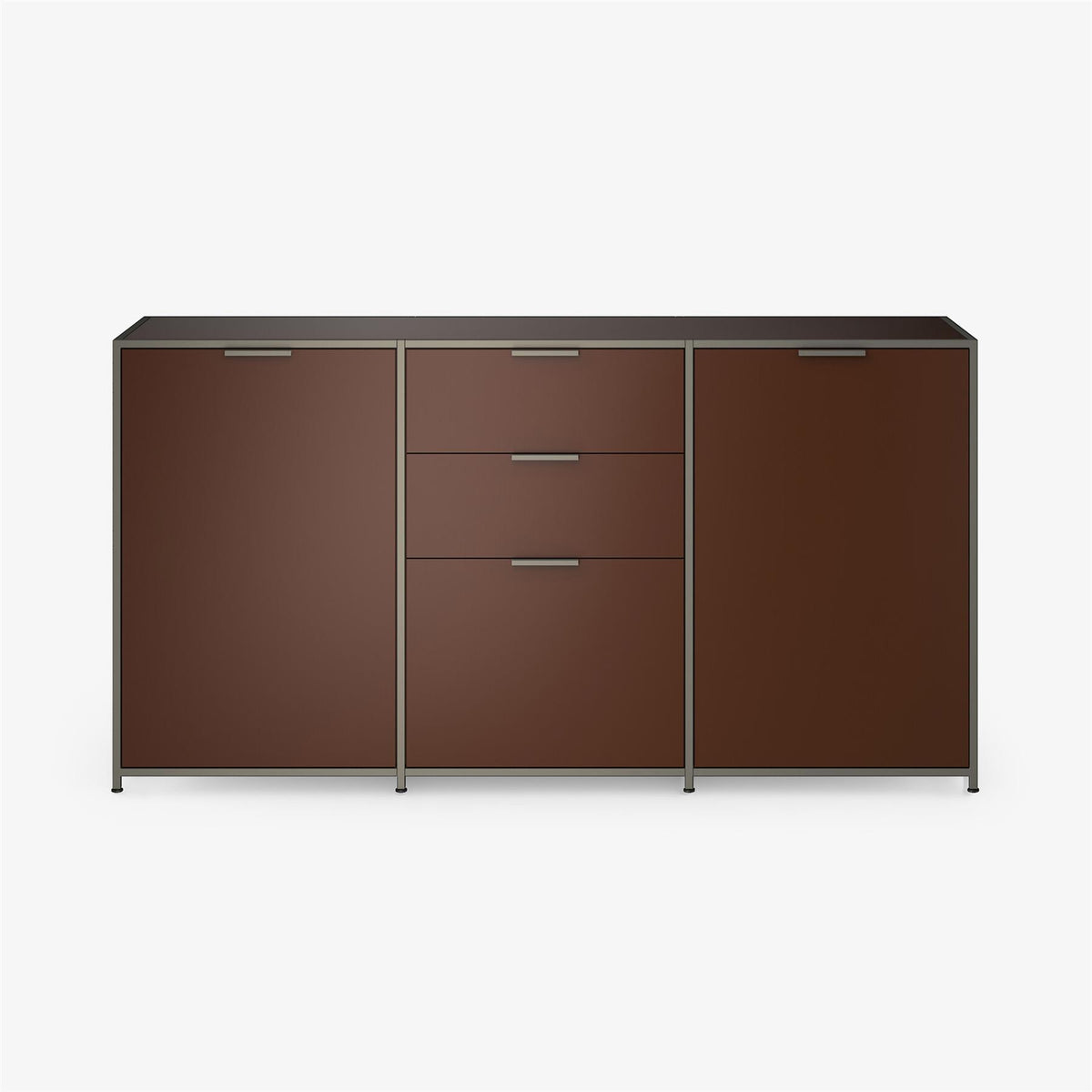 Ligne Roset Dita Living Room Sideboard - 2 Doors and 3 Drawers