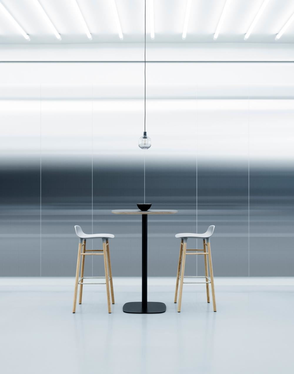 Normann Copenhagen Form Barstool - Wooden Legs