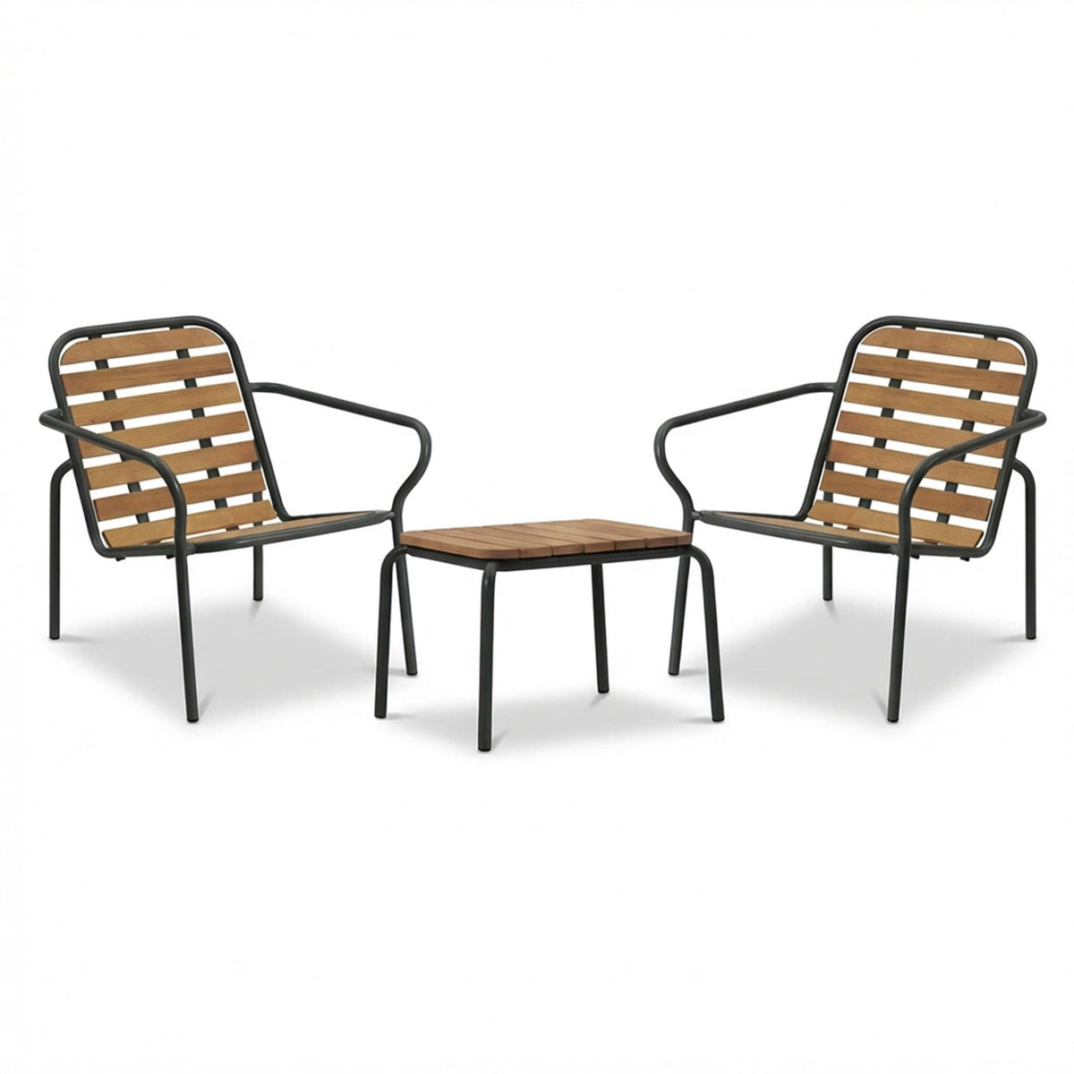 Normann Copenhagen Vig Wood Garden Lounge Set - Curated by Holloways of Ludlow