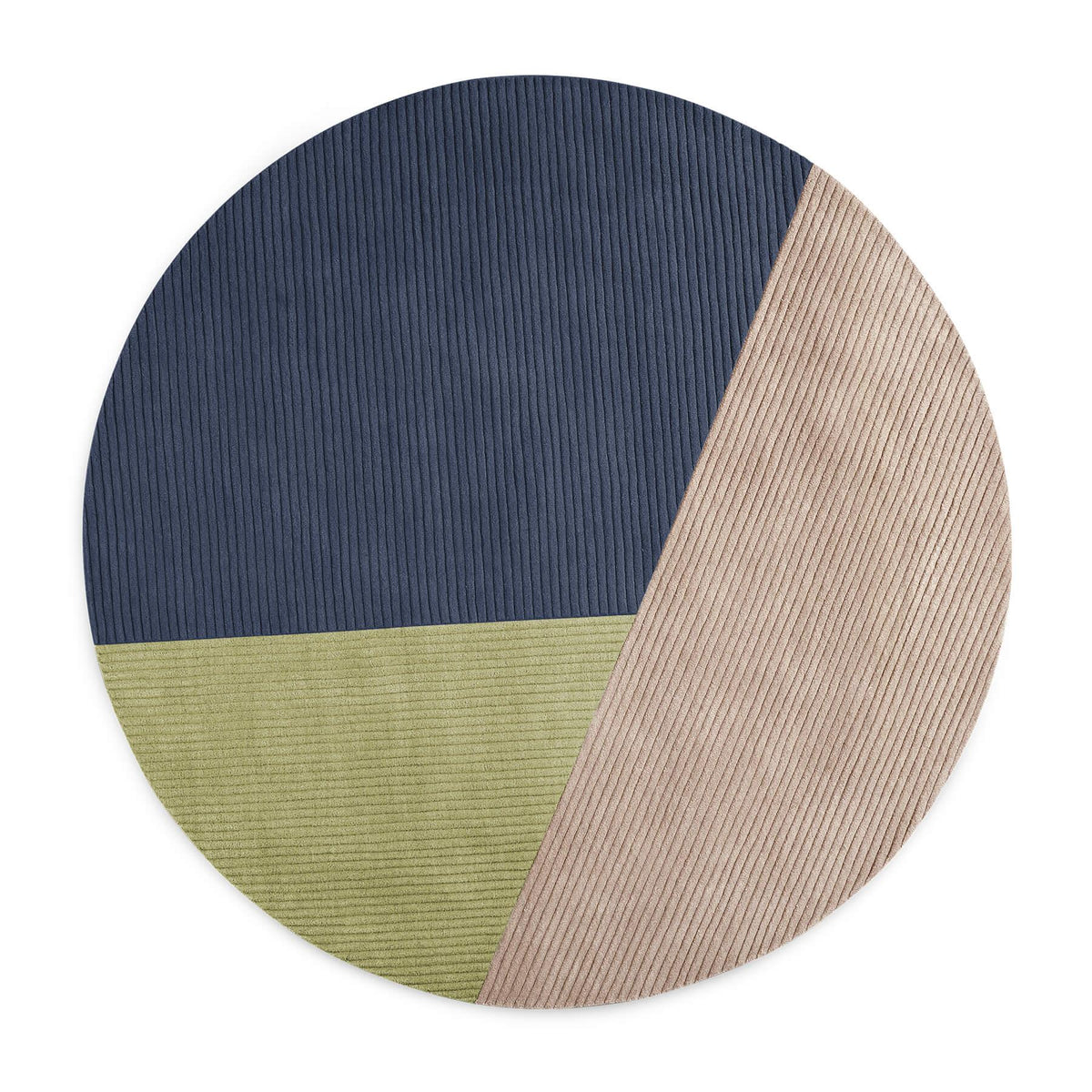 Northern Row Rug Circular D200 Trio