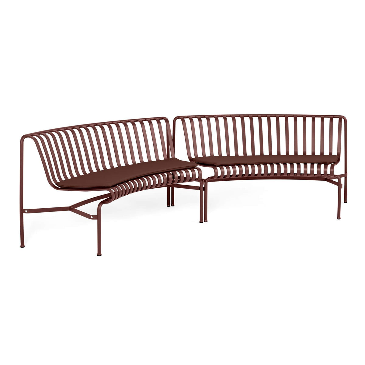 HAY Palissade Garden Park Dining Bench - In In Cushion