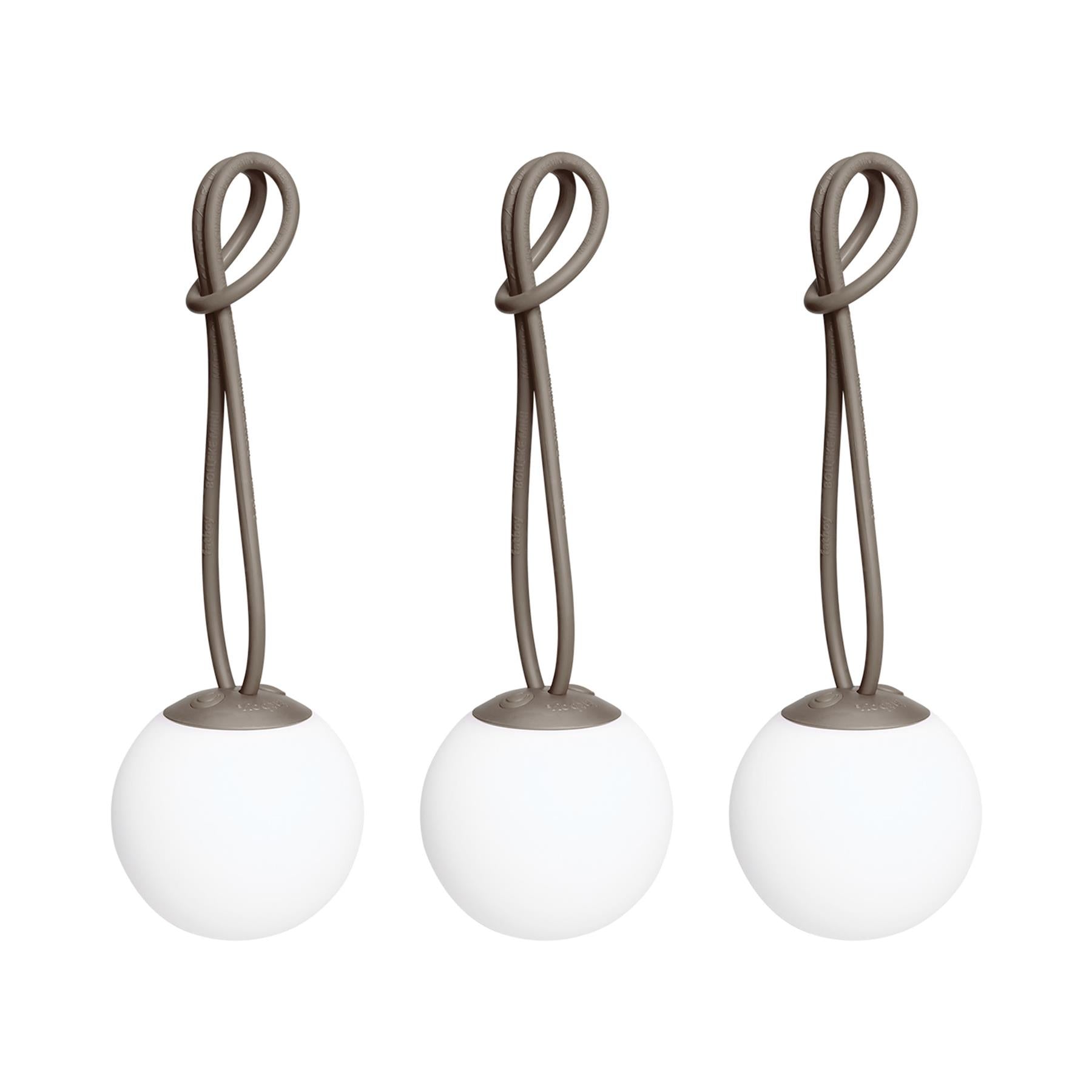 Fatboy Bolleke Mini Portable Rechargeable Outdoor Garden Light (Set of 3)