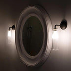 Corston Claremont glass wall light - small