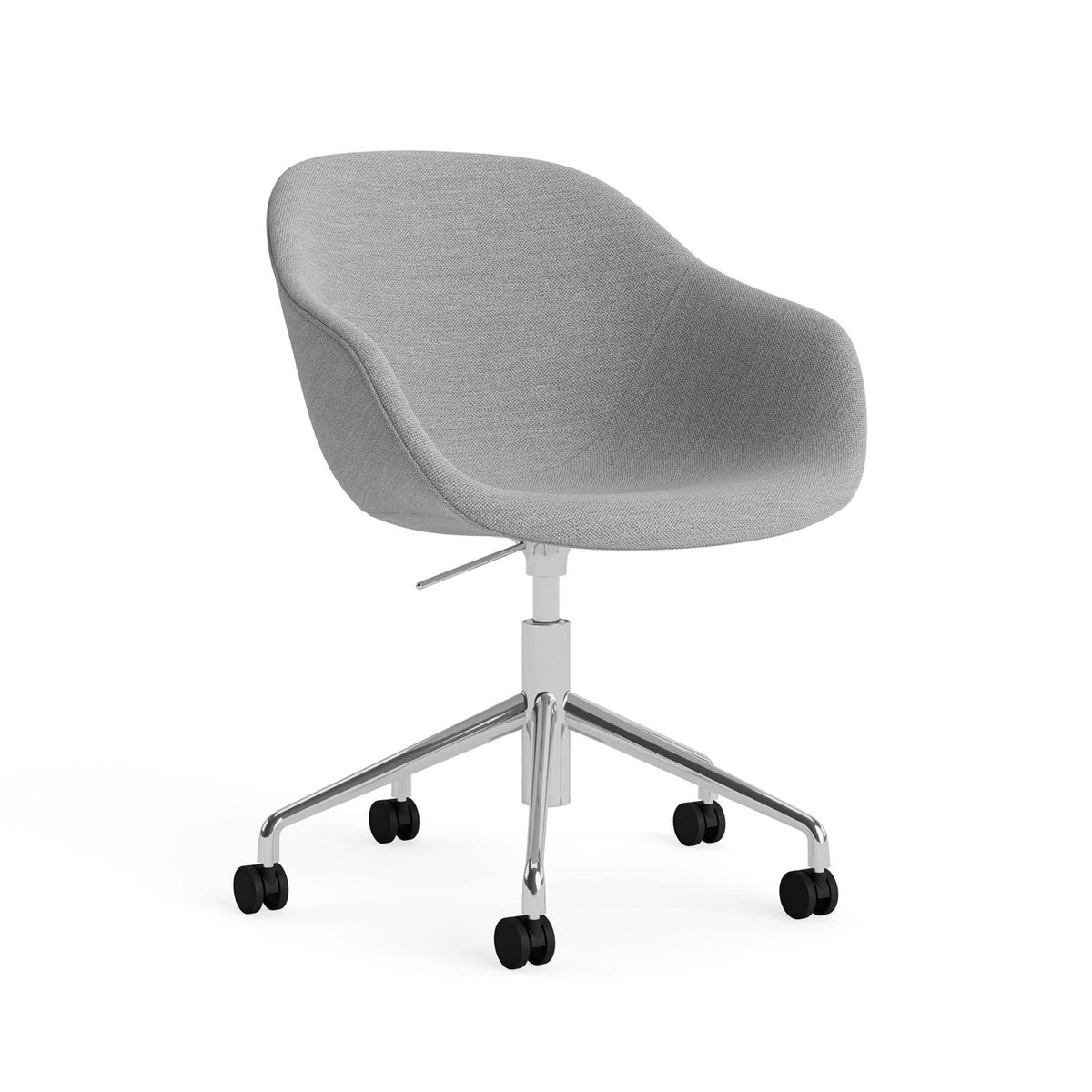 HAY AAC 253 Chair, Upholstered - 5 Star Swivel Base, Gas Lift and Wheels