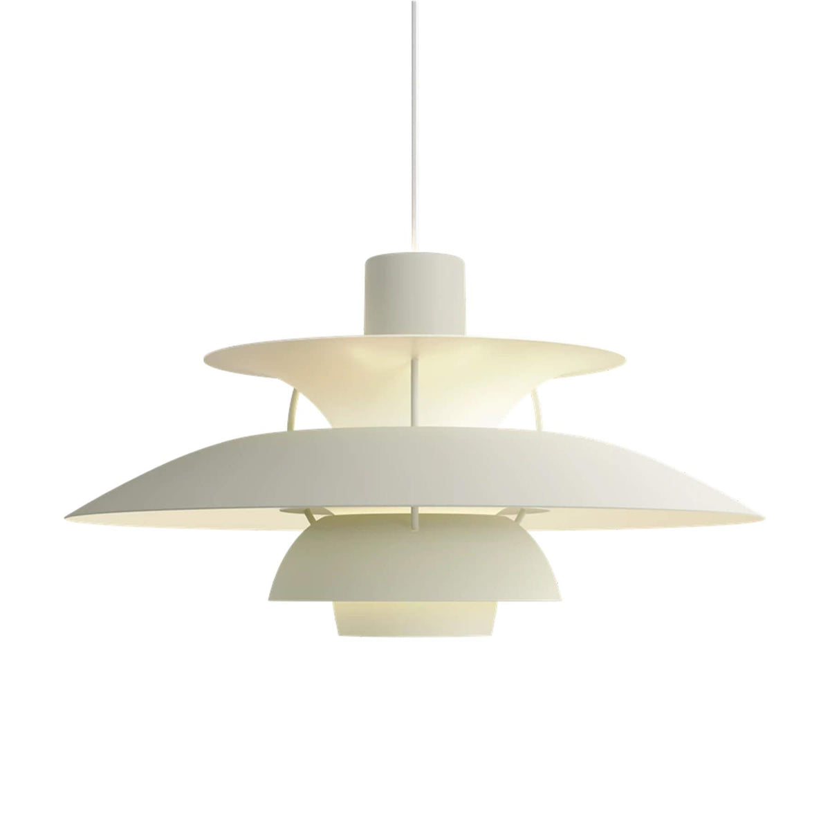 Louis Poulsen PH 5 500 Monochrome Pendant Light